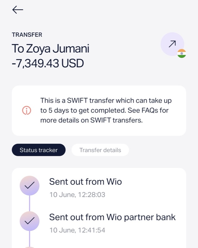 Paycheck sent to a DM setter