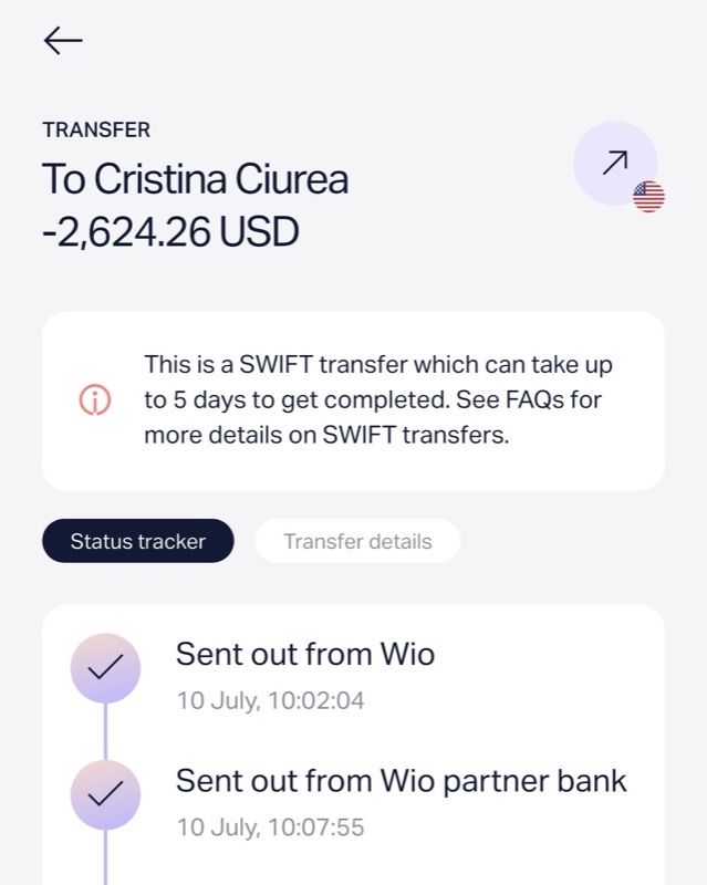 Paycheck sent to a DM setter